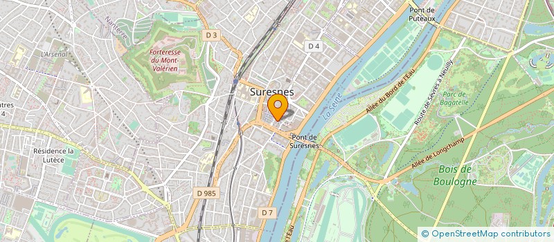 localisation de l'entreprise ASS PARENTS ELEVES AMIS DU CONSERVATOIRE à SURESNES