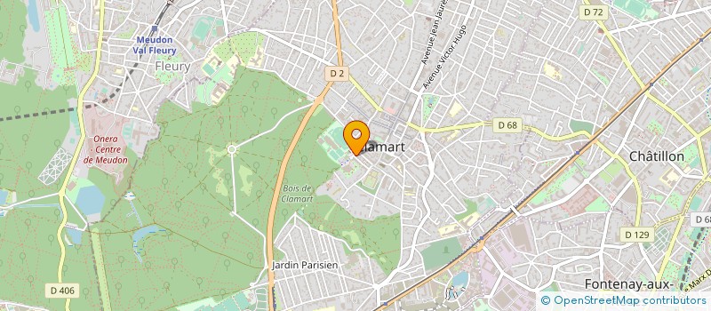 localisation de l'entreprise ASS PARENTS ELEVES AMIS DU CONSERVATOIRE à CLAMART