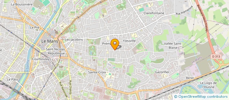 localisation de l'entreprise ASS PARENTS ELEVES AMIS ECOLE PUBLIQUES à LE MANS