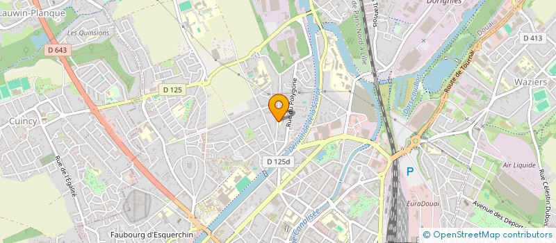 localisation de l'entreprise ASS PARENTS ELEVES AV ALSACE à DOUAI