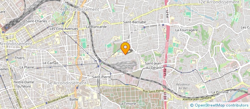 localisation de l'entreprise ASS PARENTS ELEVES CES DARIUS MILLAUD à MARSEILLE