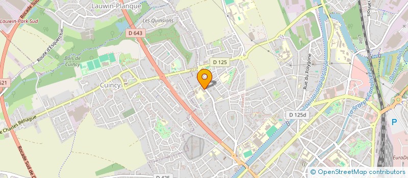 localisation de l'entreprise ASS PARENTS ELEVES CES JULES FERRY à DOUAI