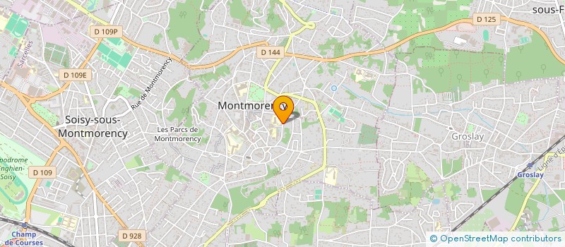 localisation de l'entreprise ASS PARENTS ELEVES CES RONSARD  MONTMORENCY