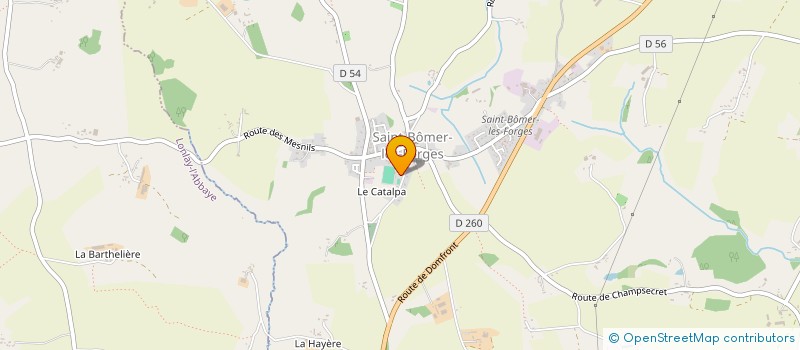 localisation de l'entreprise ASS PARENTS ELEVES CHAMPSECRET DOMPIERRE à CHAMPSECRET