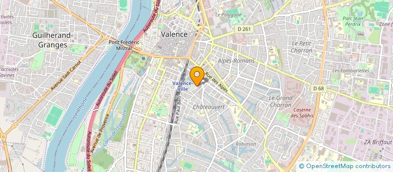 localisation de l'entreprise ASS PARENTS ELEVES CONSERVATOIRE VALENCE à VALENCE