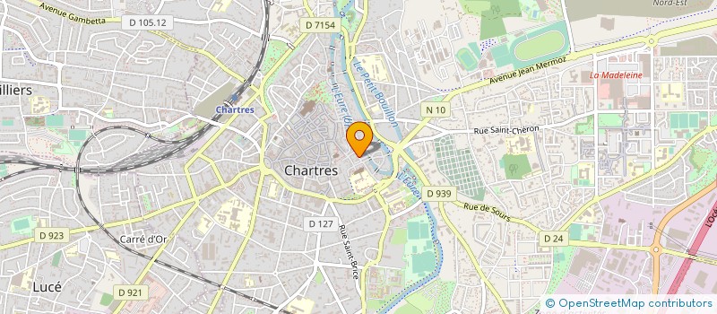 localisation de l'entreprise ASS PARENTS ELEVES DANSE MUSIQUE à CHARTRES
