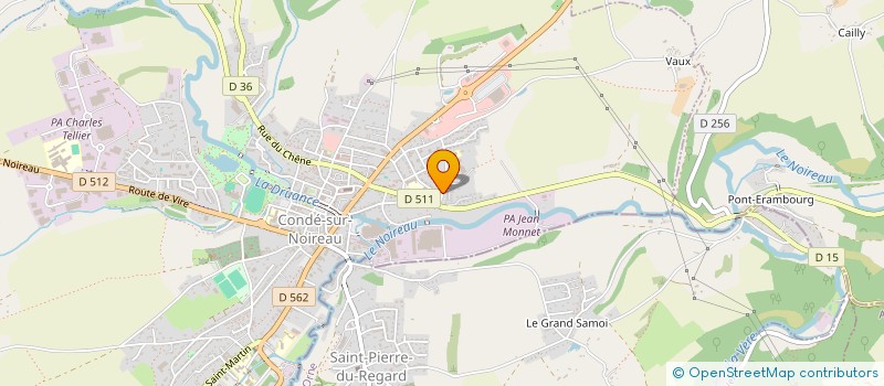 localisation de l'entreprise ASS PARENTS ELEVES DAUDET LA VARENDE  CONDE-EN-NORMANDIE