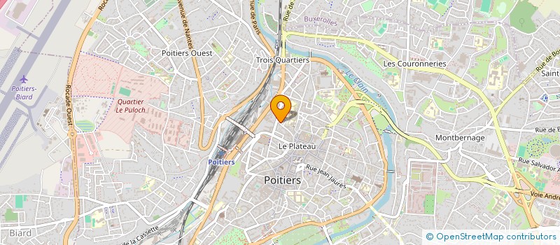 localisation de l'entreprise ASS PARENTS ELEVES DE L'ECOLE PAUL BERT à POITIERS
