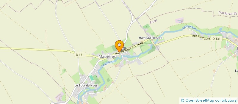 localisation de l'entreprise ASS PARENTS ELEVES DE MAIZIERES ERNES ET ROUVRES à MAIZIERES