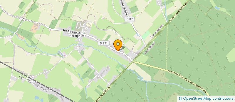 localisation de l'entreprise ASS PARENTS ELEVES DE VILLEREAU HERBIGNIES à VILLEREAU