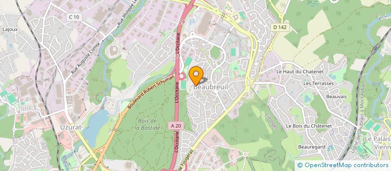 localisation de l'entreprise ASS.PARENTS ELEVES DES HOMERIDES à LIMOGES