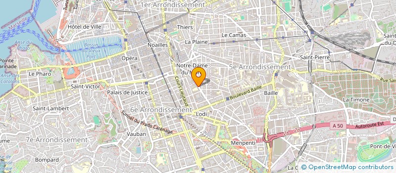 localisation de l'entreprise ASS PARENTS ELEVES DU COURS BASTIDE à MARSEILLE
