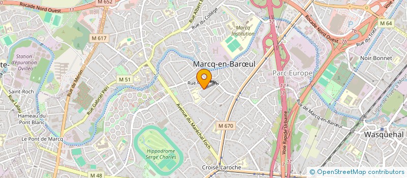 localisation de l'entreprise ASS PARENTS ELEVES DU GROUPE DUQUESNES à MARCQ-EN-BARŒUL