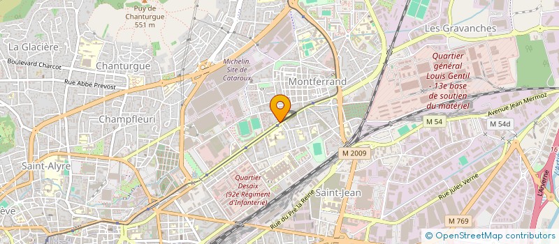 localisation de l'entreprise ASS PARENTS ELEVES EC LIBRE  CLERMONT-FERRAND