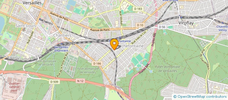 localisation de l'entreprise ASS PARENTS ELEVES EC PRIMA P.CORNEILLE à VERSAILLES