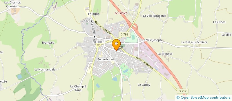 localisation de l'entreprise ASS PARENTS ELEVES EC PUBLIQUE  BROONS