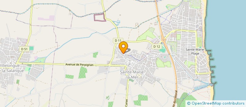 localisation de l'entreprise ASS PARENTS ELEVES ECO PRIMAIR STE MARIE  SAINTE-MARIE-LA-MER