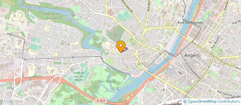 localisation de l'entreprise ASS PARENTS ELEVES ECOL PRIMAIRE RASPAIL à ANGERS
