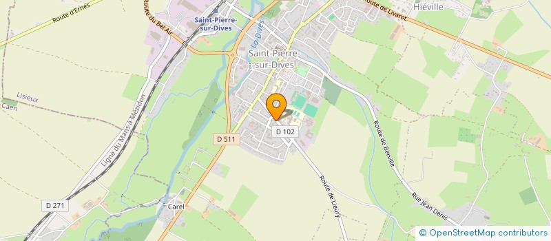 localisation de l'entreprise ASS PARENTS ELEVES ECOLE A.BISSON  SAINT-PIERRE-EN-AUGE