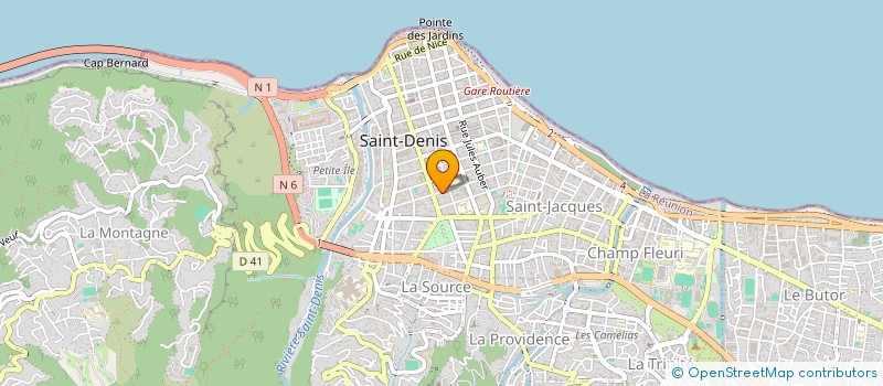 localisation de l'entreprise ASS PARENTS ELEVES ECOLE APPLICATION à SAINT-DENIS