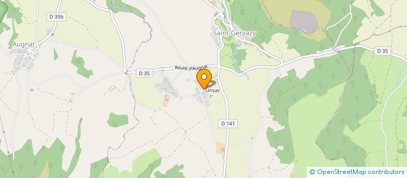 localisation de l'entreprise ASS PARENTS ELEVES ECOLE COLLANGES  COLLANGES