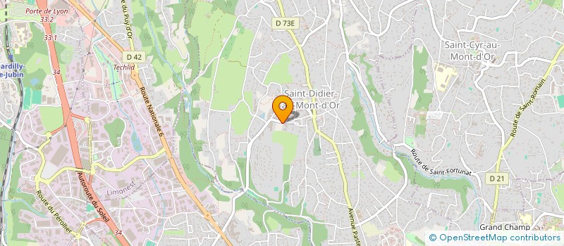 localisation de l'entreprise ASS PARENTS ELEVES ECOLE FROMENTE  SAINT-DIDIER-AU-MONT-D'OR