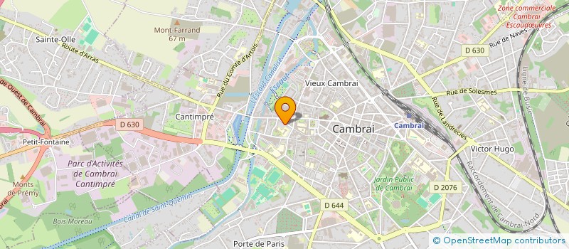 localisation de l'entreprise ASS PARENTS ELEVES ECOLE JULES FERRY à CAMBRAI