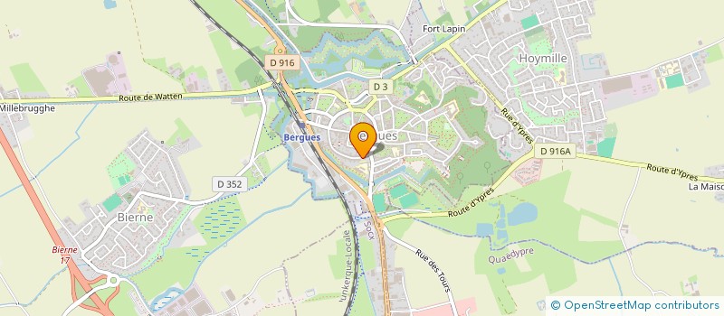 localisation de l'entreprise ASS PARENTS ELEVES ECOLE LAMARTINE à BERGUES