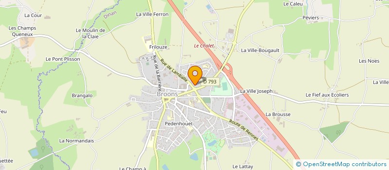 localisation de l'entreprise ASS PARENTS ELEVES ECOLE LIBRE  BROONS