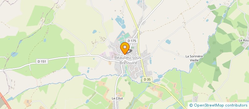 localisation de l'entreprise ASS PARENTS ELEVES ECOLE LIBRE DE BEAULIEU APEL  BRESSUIRE