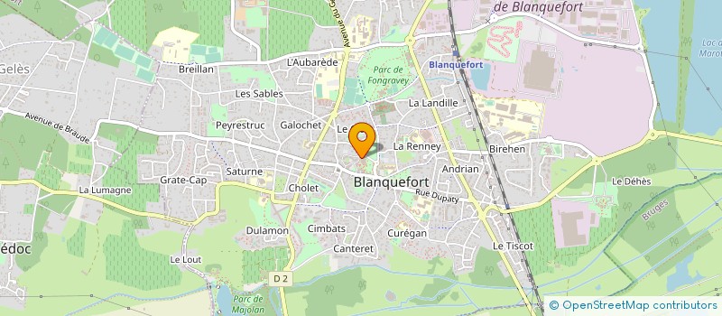 localisation de l'entreprise ASS PARENTS ELEVES ECOLE MUSIQUE DANSE à BLANQUEFORT