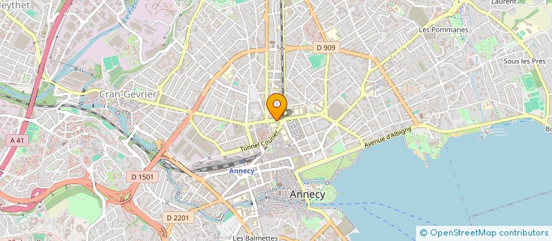 localisation de l'entreprise ASS PARENTS ELEVES ECOLE PRIMAIRE CARNOT à ANNECY