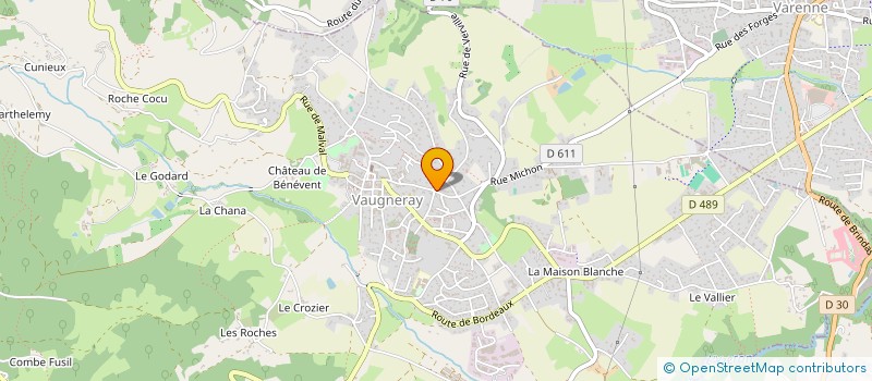 localisation de l'entreprise ASS PARENTS ELEVES ECOLE PRIVEE à VAUGNERAY