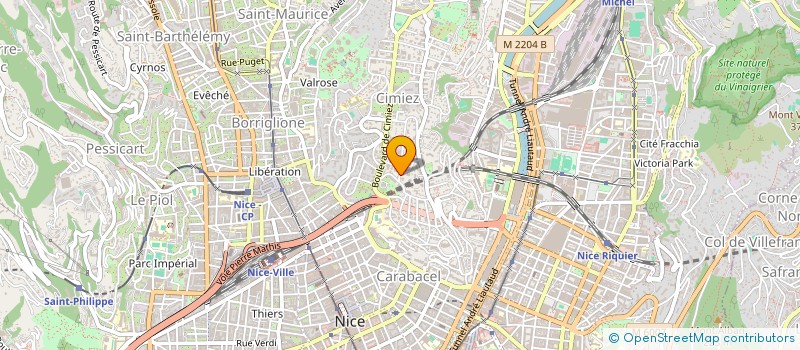 localisation de l'entreprise ASS PARENTS ELEVES ECOLE  PRIVEE ISRAELI  NICE