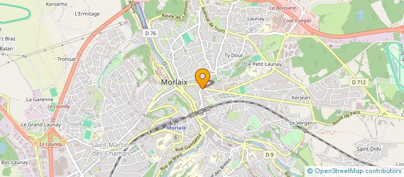 localisation de l'entreprise ASS PARENTS ELEVES ECOLE PUBLIQUE  MORLAIX