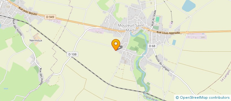 localisation de l'entreprise ASS PARENTS ELEVES ECOLE PUBLIQUE  MOUZEUIL-SAINT-MARTIN