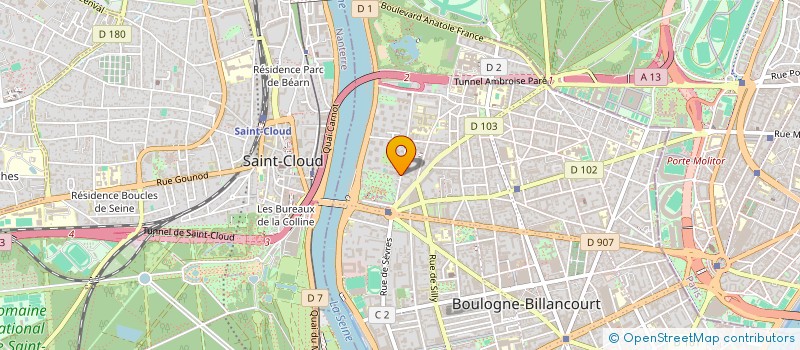 localisation de l'entreprise ASS PARENTS ELEVES ECOLE RAMBAM APEER à BOULOGNE-BILLANCOURT