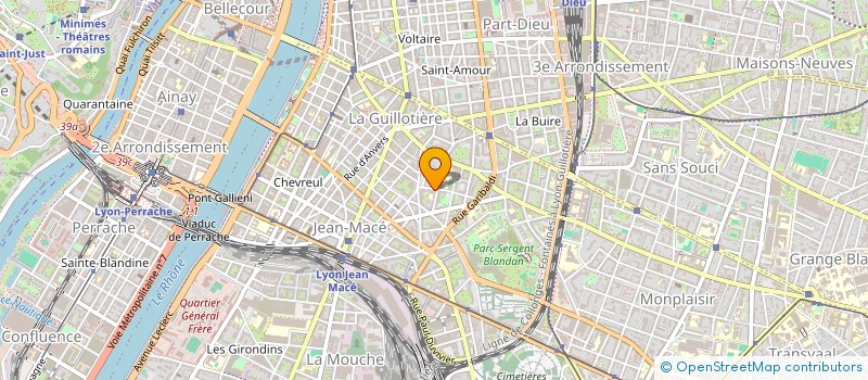 localisation de l'entreprise ASS  PARENTS ELEVES ECOLE SECOND GARCONS  LYON