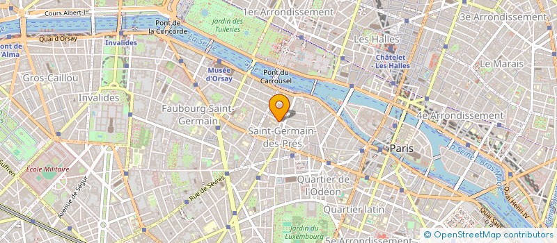 localisation de l'entreprise ASS PARENTS ELEVES ECOLE ST THOMAS AQUIN  PARIS