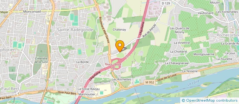localisation de l'entreprise ASS PARENTS ELEVES ECOLES CAMUS MAUROIS à TOURS