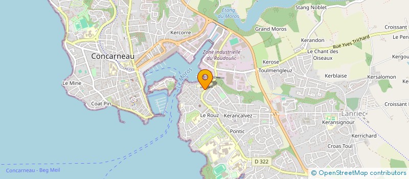 localisation de l'entreprise ASS.PARENTS ELEVES ENSEIG.PUBLIC à CONCARNEAU