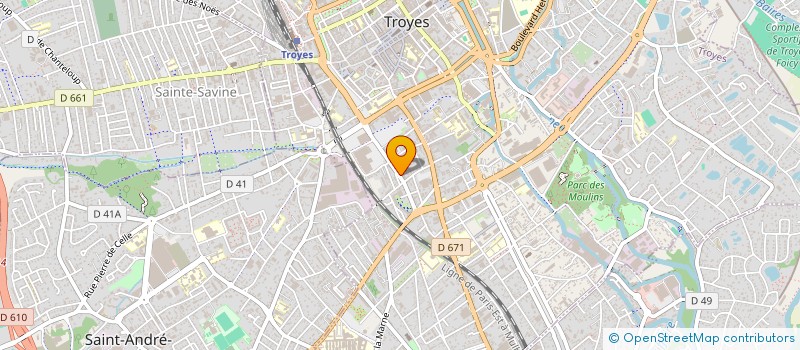 localisation de l'entreprise ASS PARENTS ELEVES ENSEIG PUBLIC TROYEN à TROYES