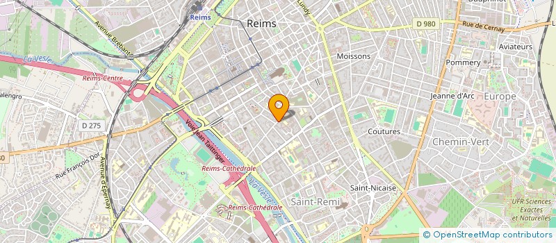 localisation de l'entreprise ASS PARENTS ELEVES ENSEIGNE PUBLIC à REIMS