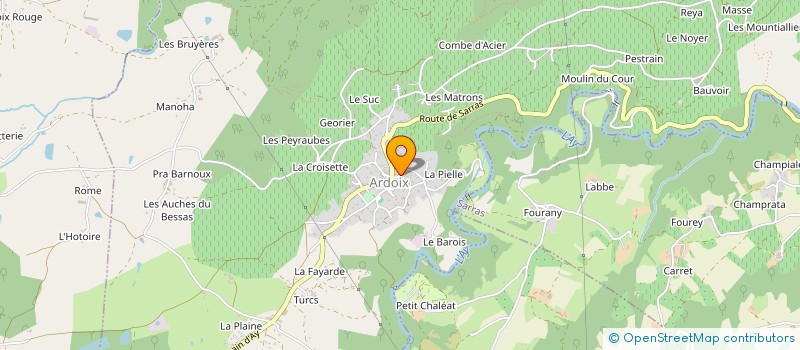 localisation de l'entreprise ASS PARENTS ELEVES ENSEIGNEMENT LIBRE  ARDOIX