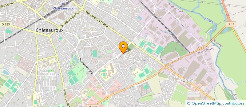 localisation de l'entreprise ASS PARENTS ELEVES ENSEIGNEMENT PUBLIC à CHATEAUROUX