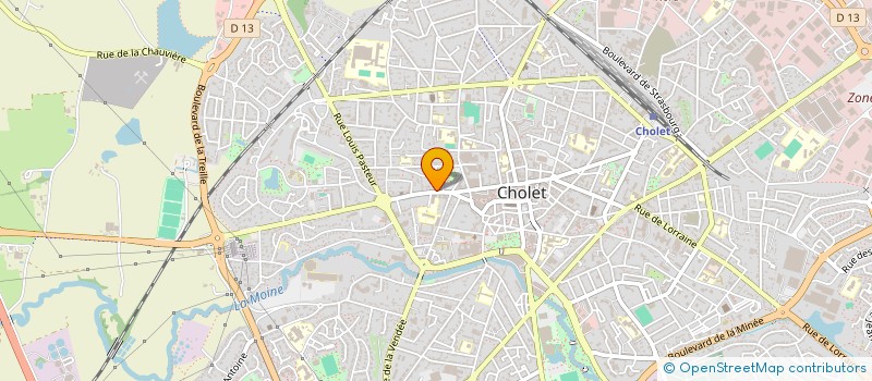localisation de l'entreprise ASS PARENTS ELEVES ENSEIGNEMENT PUBLIC à CHOLET