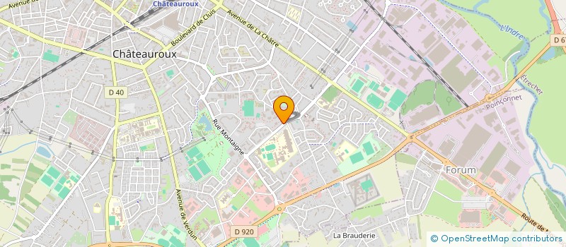 localisation de l'entreprise ASS PARENTS ELEVES ENSEIGNEMENT PUBLIC à CHATEAUROUX