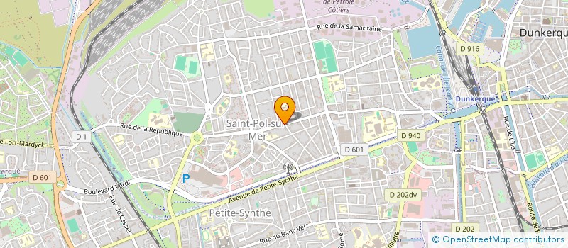 localisation de l'entreprise ASS PARENTS ELEVES EXTERNAT SACRE COEUR à DUNKERQUE