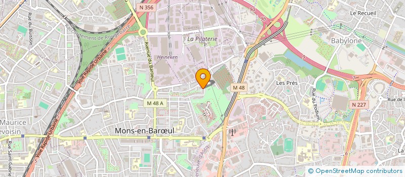 localisation de l'entreprise ASS PARENTS ELEVES GR SCOLAIRE MONTAIGNE  MONS-EN-BARUL