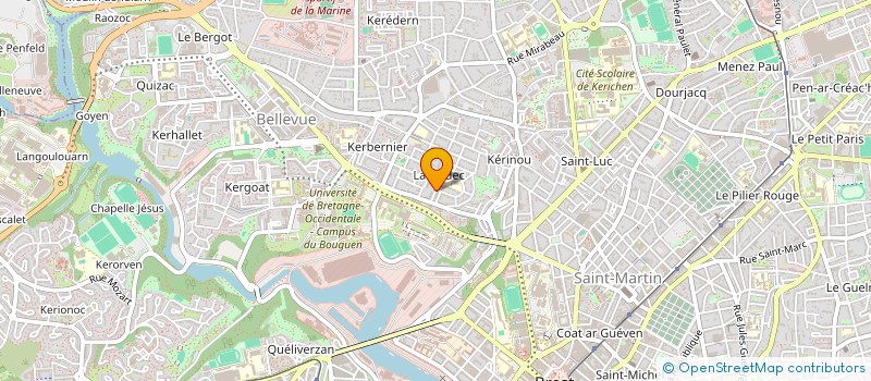 localisation de l'entreprise ASS PARENTS ELEVES L'ECOLE FREINET à BREST